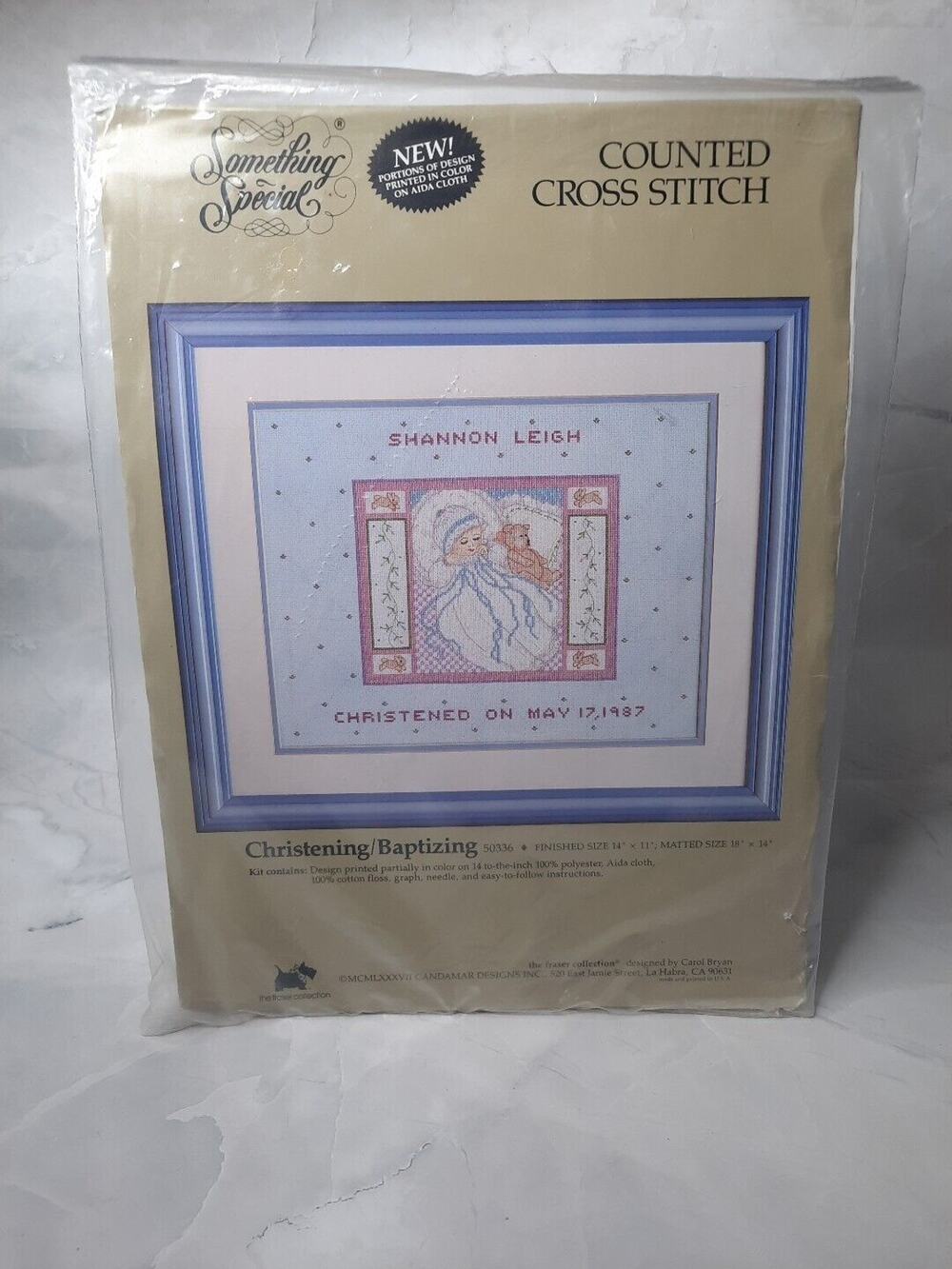Candamar Something Special Counted Cross Stitch Kit Christening/Baptizing